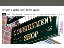 Tablet Screenshot of consignonthesquare.com